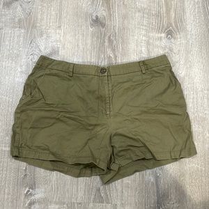 Forever 21 Dark Green Shorts